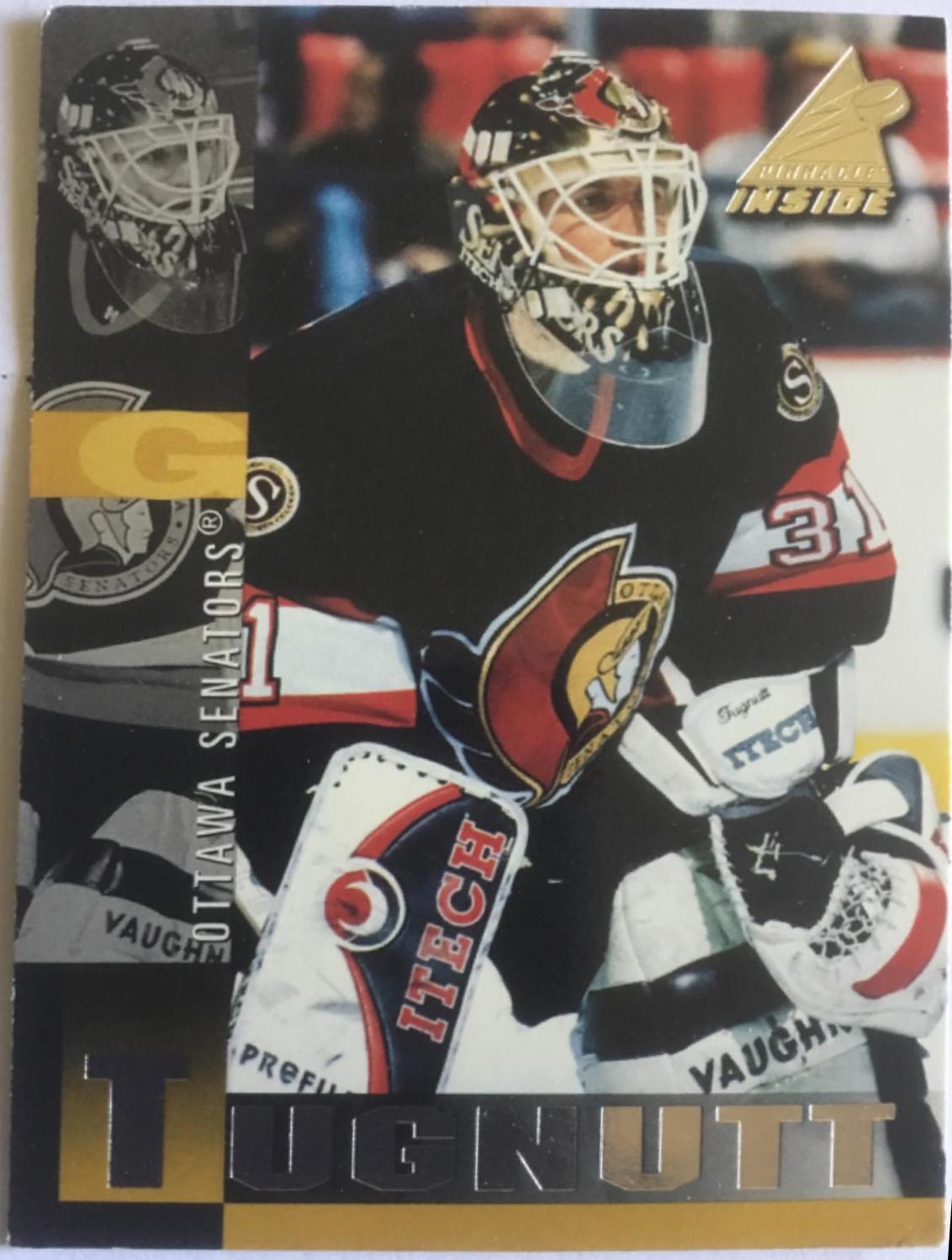 Ron Tugnutt #82 Hockey Cards 1997 Pinnacle Inside