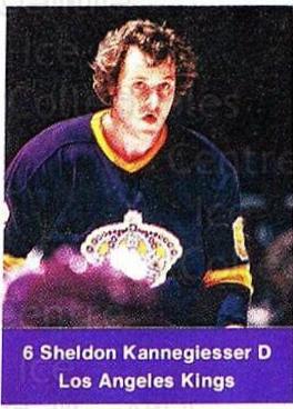 Sheldon Kannegiesser Hockey Cards 1974 NHL Action Stamps