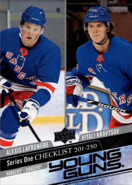 Alexis Lafreniere, Vitali Kravtsov #250 Hockey Cards 2020 Upper Deck