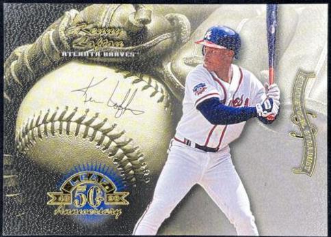 Kenny Lofton #20 of 24 Baseball Cards 1998 Leaf Statistical Standouts