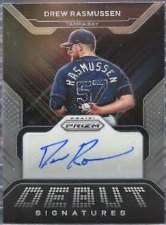 Drew Rasmussen #DS-DR Baseball Cards 2022 Panini Prizm Debut Signatures