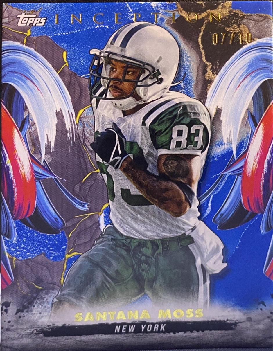 Santana Moss [Blue] #118 Prices | 2024 Topps Inception | Football Cards