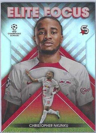Christopher Nkunku #EF-CN Soccer Cards 2022 Topps UEFA Superstars Elite Focus