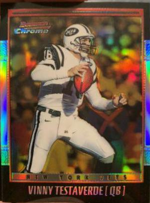Vinny Testaverde #12 Football Cards 2001 Bowman Chrome
