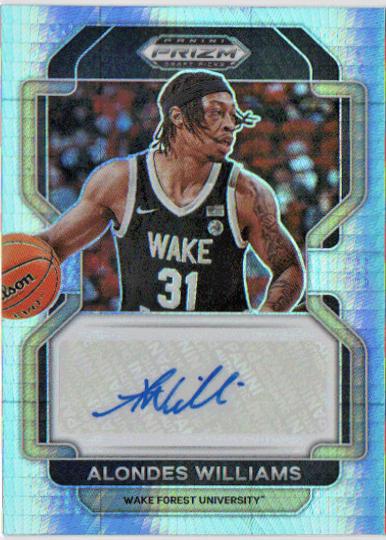 Alondes Williams [Silver Prizm] #DP-AWI