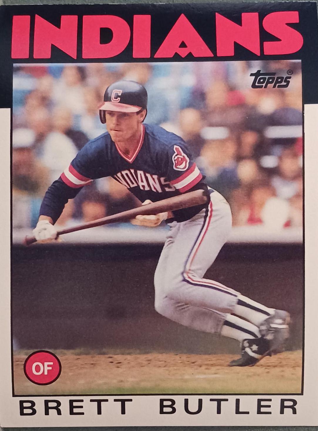 Bret Butler #18 Baseball Cards 1986 Topps Super
