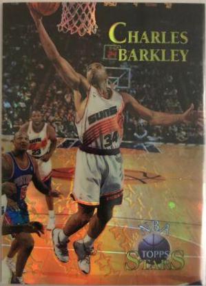Charles Barkley #4 Basketball Cards 1996 Topps Stars