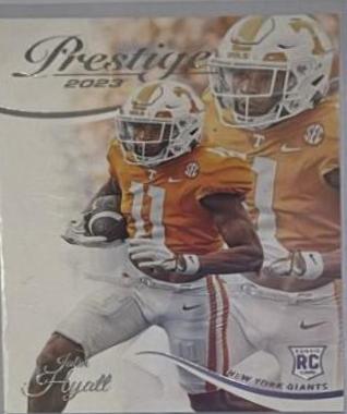 Jalin Hyatt #345 Football Cards 2023 Panini Prestige
