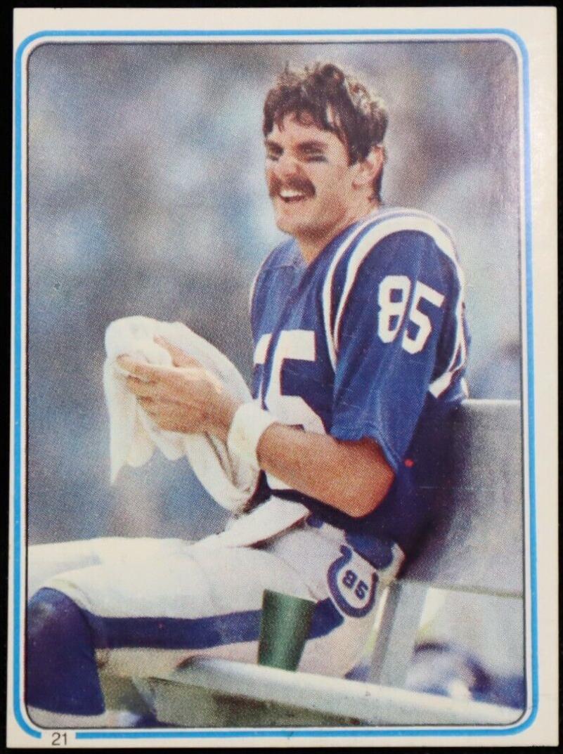 Matt Bouza #21 Football Cards 1983 Topps Stickers