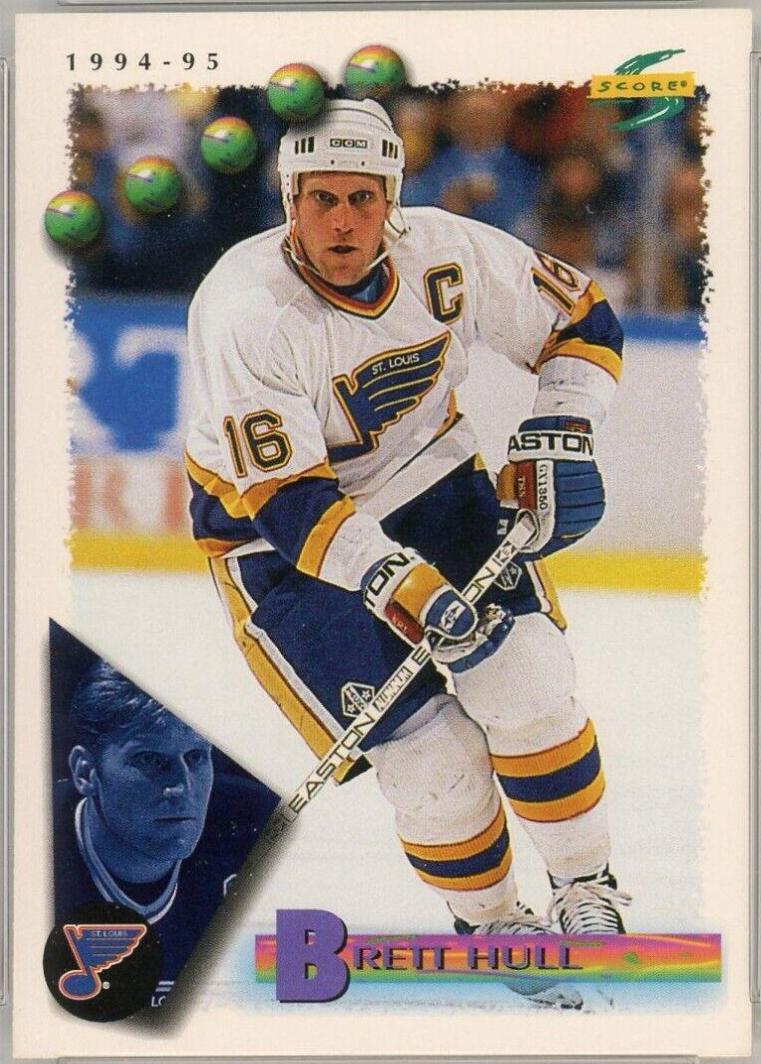 Brett Hull #100 Hockey Cards 1994 Score