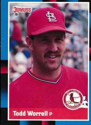 Todd Worrell #386 Baseball Cards 1988 Donruss