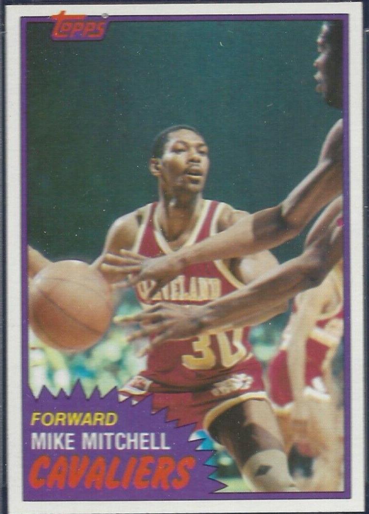 Mike Mitchell #9 Basketball Cards 1981 Topps