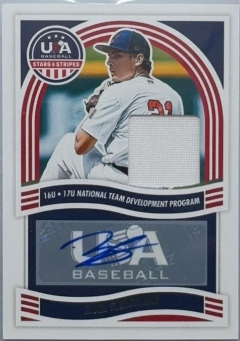 Zach Strickland #NTS-ZS 2024 Panini Stars & Stripes 16u17u National Team Signature Baseball