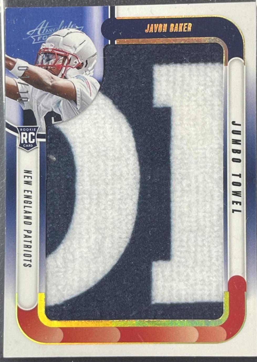 Javon Baker #JJN-JBR 2024 Panini Absolute Football Jumbo Towels