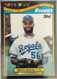 Brian McRae #18 Baseball Cards 1991 Toys R US Rookies