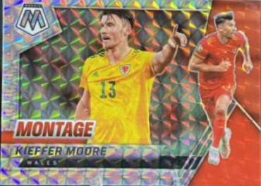 Kieffer Moore #5 Soccer Cards 2021 Panini Mosaic Road to FIFA World Cup Montage