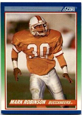 Mark Robinson #339 Football Cards 1990 Panini Score