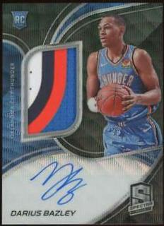 Darius Bazley Jersey Autograph Wave