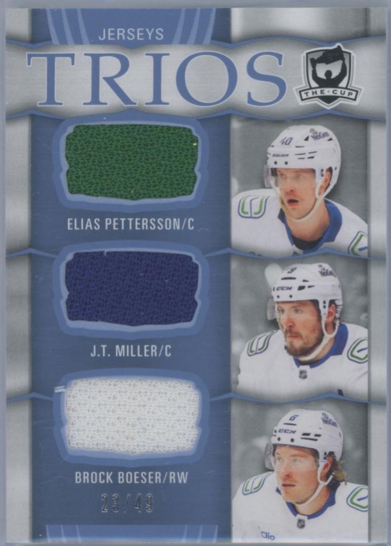Brock Boeser / J.T. Miller / Elias Pettersson #C3-PMB