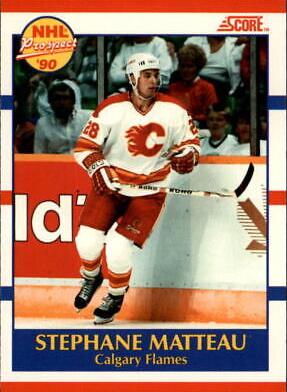 Stephane Matteau #381 Hockey Cards 1990 Score Canadian