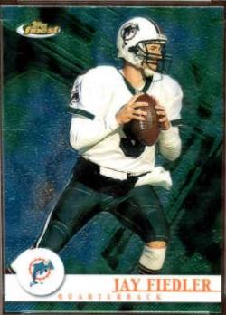 Jay Fiedler #2 Football Cards 2001 Topps Finest
