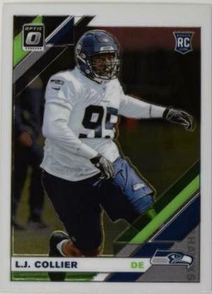 L.J. Collier #113 Football Cards 2019 Donruss Optic