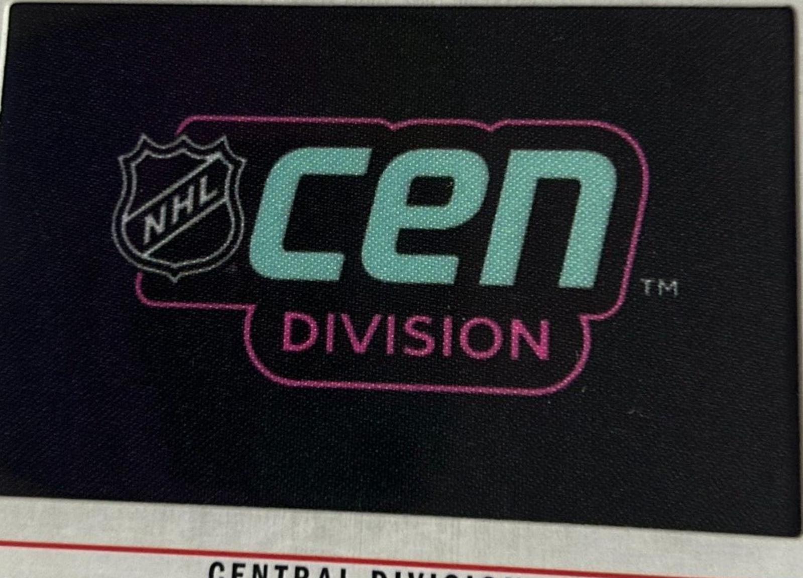 Central Division #381 Hockey Cards 2023 O-Pee-Chee Team Logo Patch