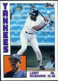 Larry Milbourne #281 Baseball Cards 1984 Topps