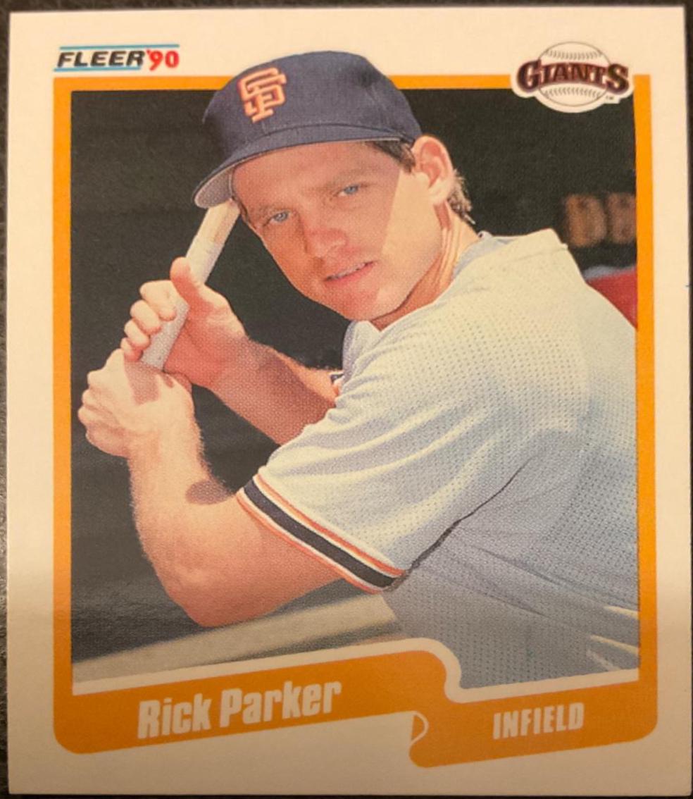 Rick Parker #U-63 Baseball Cards 1990 Fleer Update