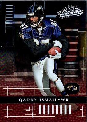 Qadry Ismail #7 Football Cards 2001 Playoff Absolute Memorabilia