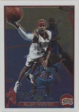 Allen Iverson #3 Basketball Cards 2003 Topps Chrome