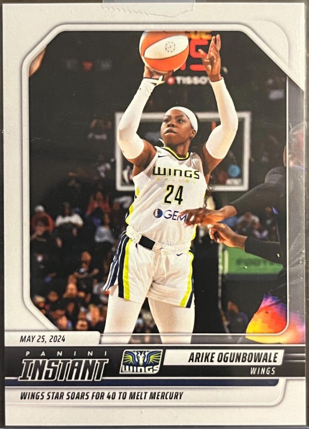 Arike Ogunbowale #31 Basketball Cards 2024 Panini Instant WNBA