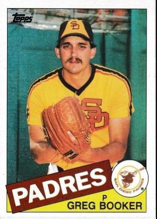 Greg Booker #262 Baseball Cards 1985 Topps