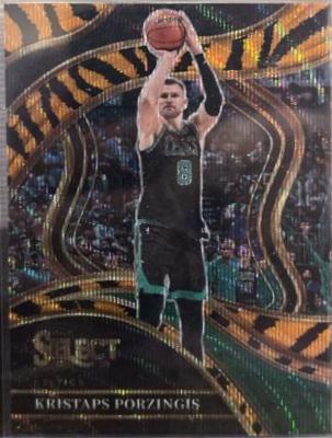 Kristaps Porzingis [Zebra Prizm] #262 Prices | 2023 Panini Select 