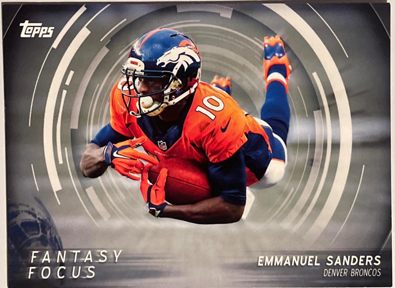 Emmanuel Sanders #FF-ES Football Cards 2015 Topps Fantasy Focus