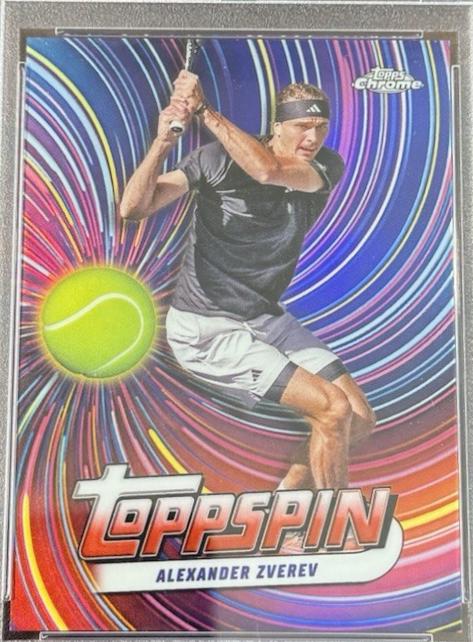 Alexander Zverev #TSP-AZ Tennis Cards 2024 Topps Chrome Toppspin
