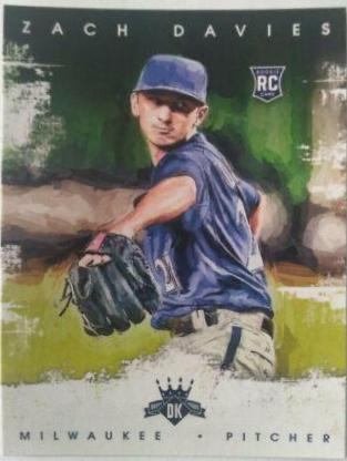 Zach Davies #158 2016 Panini Diamond Kings Baseball