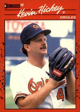 Kevin Hickey #583 Baseball Cards 1990 Donruss