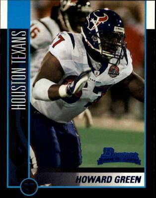 Howard Green #189 Football Cards 2002 Bowman