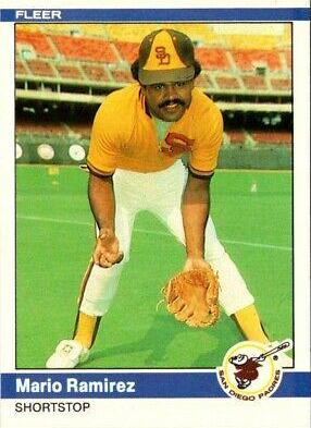 Mario Ramirez #309 Baseball Cards 1984 Fleer