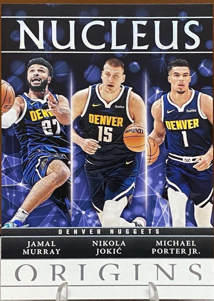 Nikola Jokic / Jamal Murray / Michael Porter Jr. #14 Basketball Cards 2024 Panini Origins Nucleus