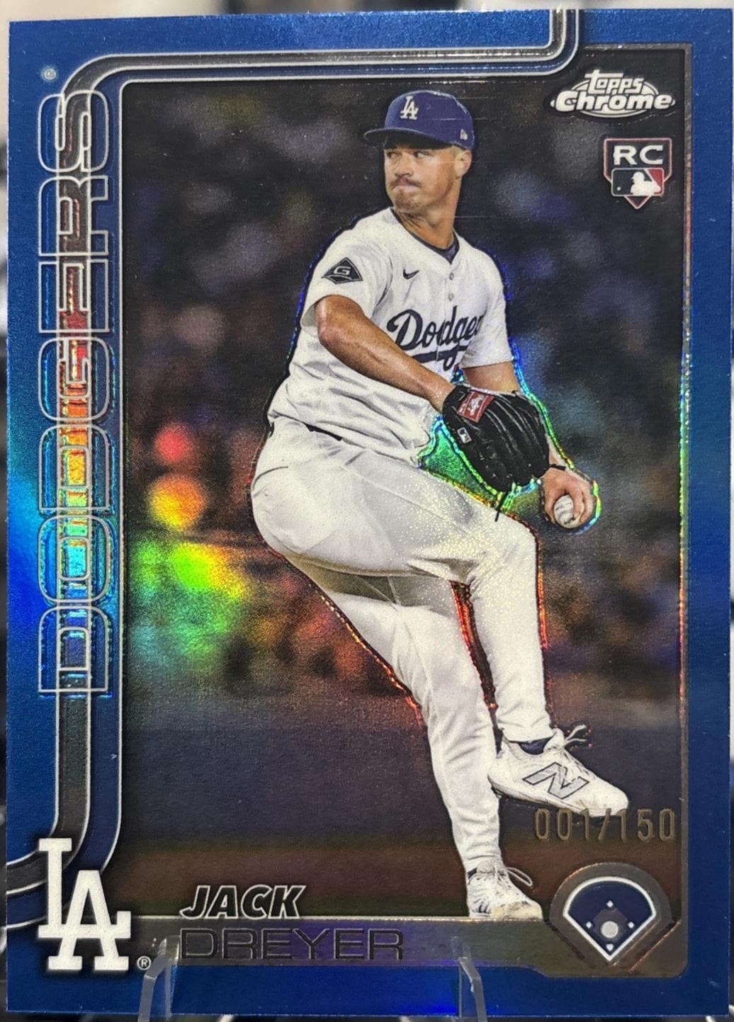 Jack Dreyer [Blue RayWave] #USC39 Prices | 2025 Topps Chrome 