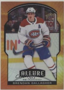 Brendan Gallagher #2 Hockey Cards 2020 Upper Deck Allure
