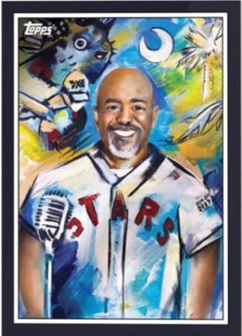 Darius Rucker #20 Baseball Cards 2022 Topps X Nashville Stars