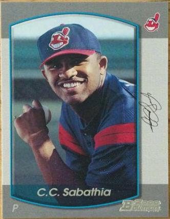 C. C. Sabathia #198 Baseball Cards 2000 Bowman
