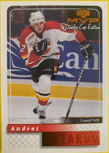 Andrei Nazarov #34 Hockey Cards 1999 Upper Deck MVP Stanley Cup Edition