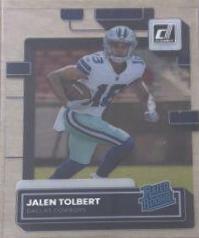 Jalen Tolbert #81 Football Cards 2022 Panini Clearly Donruss