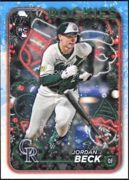 Jordan Beck #H64 Baseball Cards 2024 Topps Holiday
