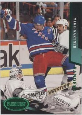 Mike Gartner #400 Hockey Cards 1993 Parkhurst