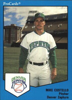 Mike Costello #45 Baseball Cards 1989 Procards